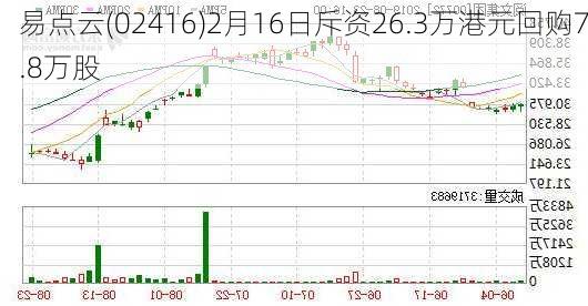 易点云(02416)2月16日斥资26.3万港元回购7.8万股