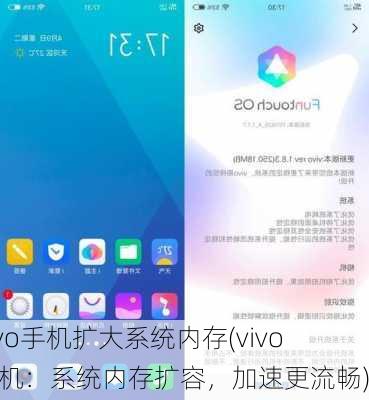 vivo手机扩大系统内存(vivo手机：系统内存扩容，加速更流畅)