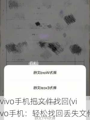 vivo手机把文件找回(vivo手机：轻松找回丢失文件)