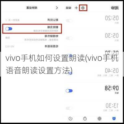 vivo手机如何设置朗读(vivo手机语音朗读设置方法)