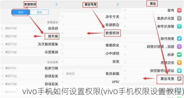 vivo手机如何设置权限(vivo手机权限设置教程)