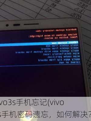 vivo3s手机忘记(vivo3s手机密码遗忘，如何解决？)