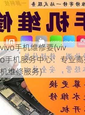 vivo手机维修要(vivo手机服务中心：专业高效手机维修服务)