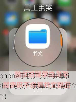 iphone手机开文件共享(iPhone 文件共享功能使用简介)