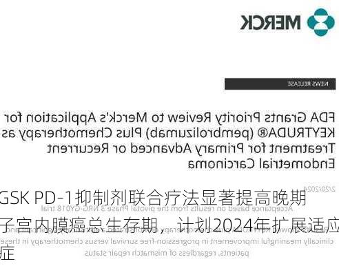 GSK PD-1抑制剂联合疗法显著提高晚期子宫内膜癌总生存期，计划2024年扩展适应症