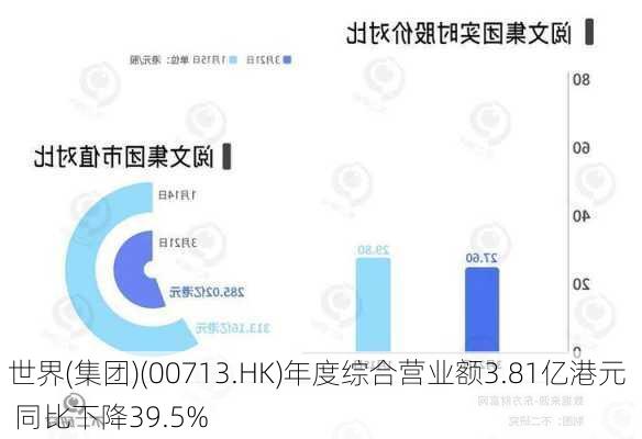 世界(集团)(00713.HK)年度综合营业额3.81亿港元  同比下降39.5%