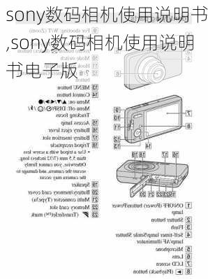 sony数码相机使用说明书,sony数码相机使用说明书电子版