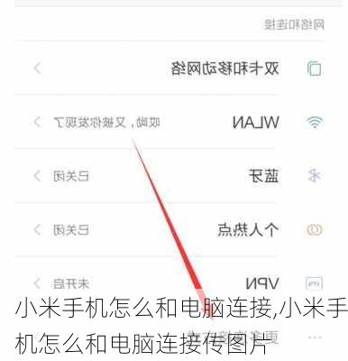 小米手机怎么和电脑连接,小米手机怎么和电脑连接传图片