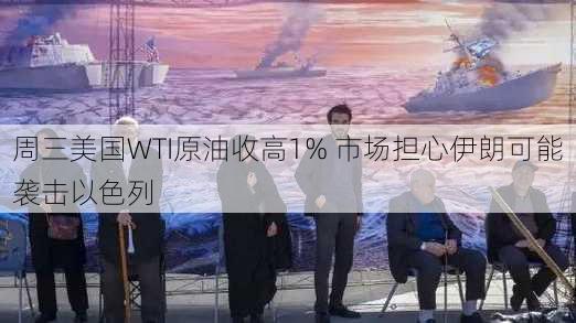 周三美国WTI原油收高1% 市场担心伊朗可能袭击以色列