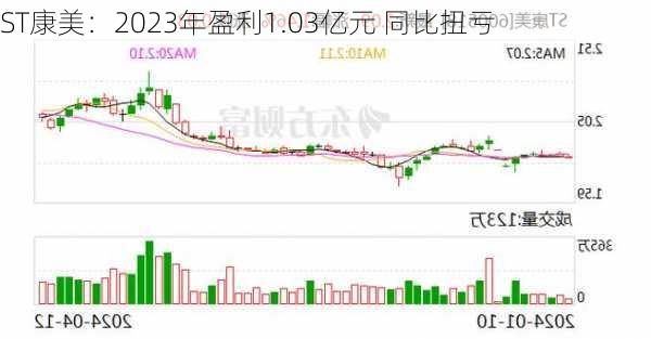 ST康美：2023年盈利1.03亿元 同比扭亏