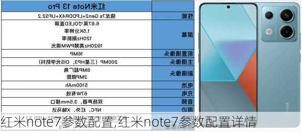 红米note7参数配置,红米note7参数配置详情