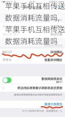 苹果手机互相传送数据消耗流量吗,苹果手机互相传送数据消耗流量吗