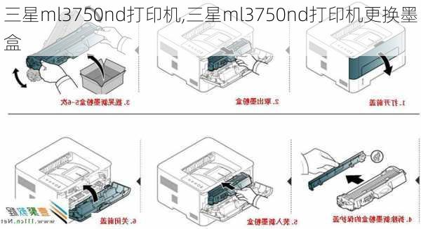 三星ml3750nd打印机,三星ml3750nd打印机更换墨盒