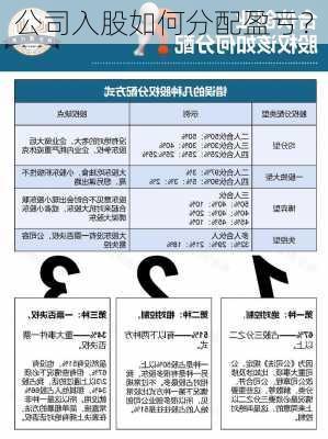 公司入股如何分配盈亏？