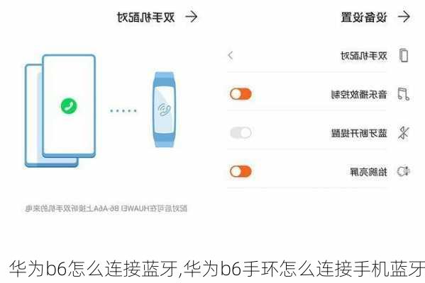 华为b6怎么连接蓝牙,华为b6手环怎么连接手机蓝牙