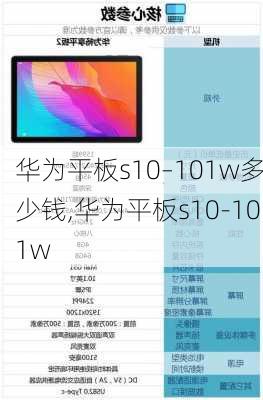 华为平板s10–101w多少钱,华为平板s10-101w