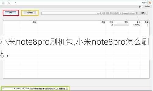 小米note8pro刷机包,小米note8pro怎么刷机