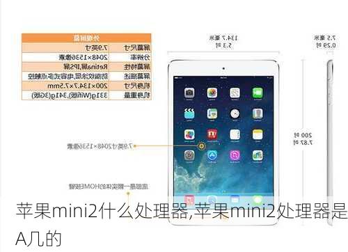 苹果mini2什么处理器,苹果mini2处理器是A几的