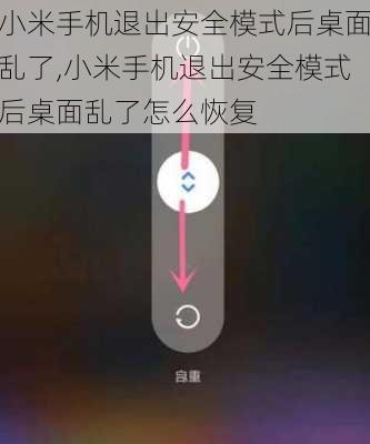 小米手机退出安全模式后桌面乱了,小米手机退出安全模式后桌面乱了怎么恢复