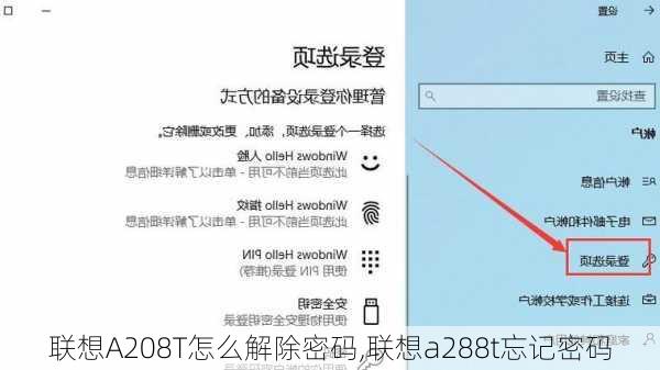 联想A208T怎么解除密码,联想a288t忘记密码