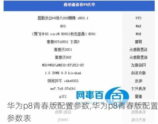 华为p8青春版配置参数,华为p8青春版配置参数表