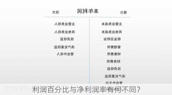 利润百分比与净利润率有何不同？