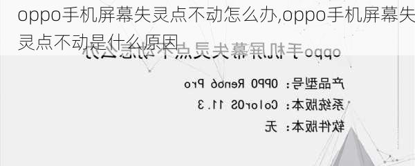 oppo手机屏幕失灵点不动怎么办,oppo手机屏幕失灵点不动是什么原因