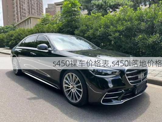 s450裸车价格表,s450l落地价格