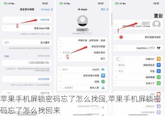苹果手机屏锁密码忘了怎么找回,苹果手机屏锁密码忘了怎么找回来