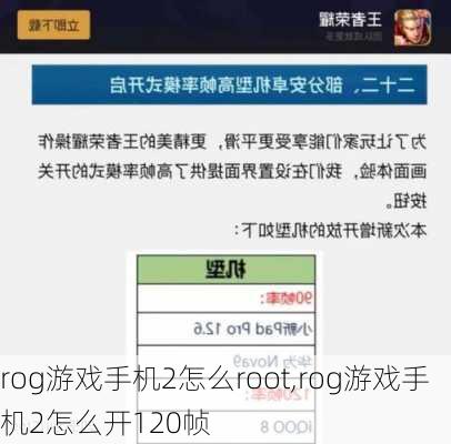 rog游戏手机2怎么root,rog游戏手机2怎么开120帧