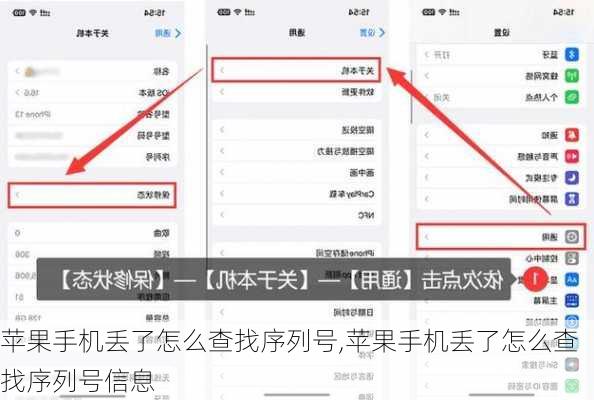 苹果手机丢了怎么查找序列号,苹果手机丢了怎么查找序列号信息