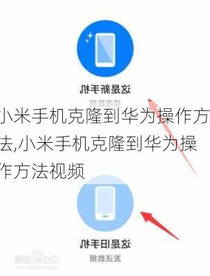 小米手机克隆到华为操作方法,小米手机克隆到华为操作方法视频