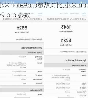 小米note9pro参数对比,小米 note9 pro 参数