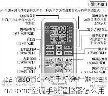 panasonic空调手机遥控器,panasonic空调手机遥控器怎么用