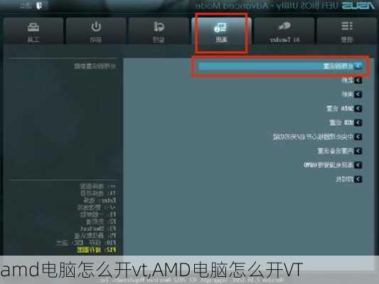amd电脑怎么开vt,AMD电脑怎么开VT