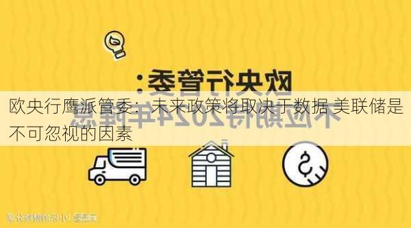 欧央行鹰派管委：未来政策将取决于数据 美联储是不可忽视的因素