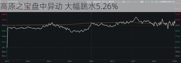 高原之宝盘中异动 大幅跳水5.26%