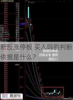 新股涨停板 买入吗的判断依据是什么？