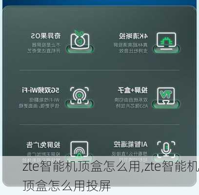 zte智能机顶盒怎么用,zte智能机顶盒怎么用投屏