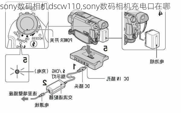 sony数码相机dscw110,sony数码相机充电口在哪