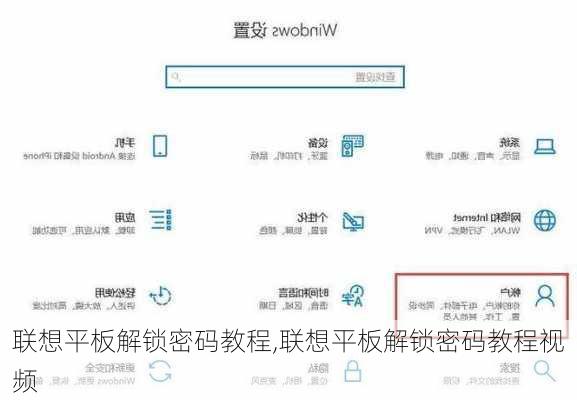 联想平板解锁密码教程,联想平板解锁密码教程视频