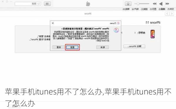 苹果手机itunes用不了怎么办,苹果手机itunes用不了怎么办