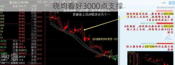 晓均看好3000点支撑