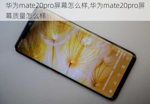 华为mate20pro屏幕怎么样,华为mate20pro屏幕质量怎么样