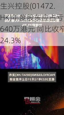 生兴控股(01472.HK)年度股东应占亏损640万港元 同比收窄24.3%