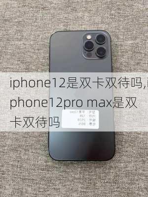 iphone12是双卡双待吗,iphone12pro max是双卡双待吗