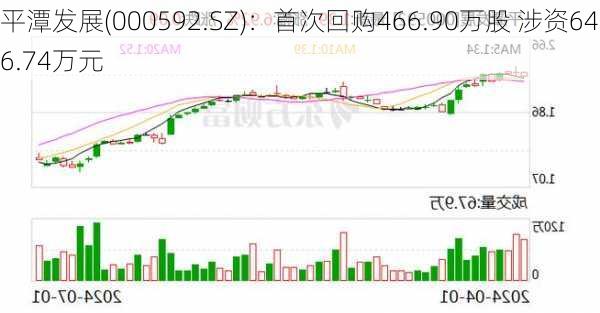 平潭发展(000592.SZ)：首次回购466.90万股 涉资646.74万元