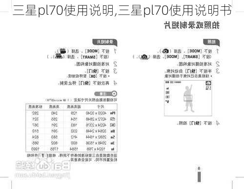 三星pl70使用说明,三星pl70使用说明书