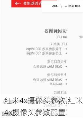 红米4x摄像头参数,红米4x摄像头参数配置