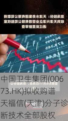 中国卫生集团(00673.HK)拟收购谱天福信(天津)分子诊断技术全部股权